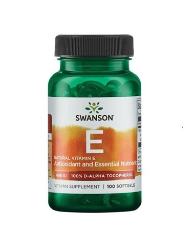 Doğal E Vitamini 400IU, 100 kapsül