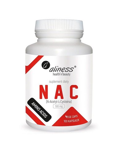 NAC N-Asetil L-Sistein, 500 mg, 100 kapak