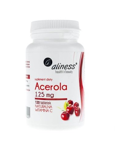 Acerola Natural C Vitamini, 125mg, 120 tabletler