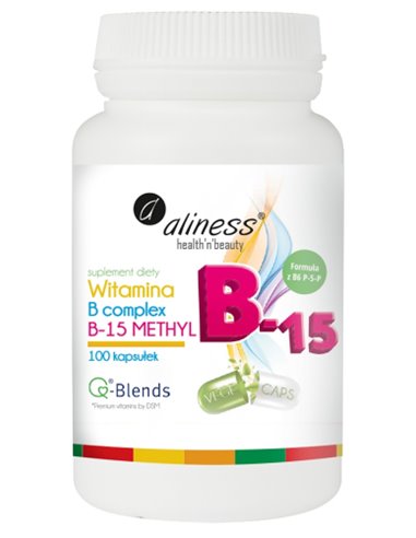 Vitamina B Kompleksi B-15 Metil, 100 kapaklar